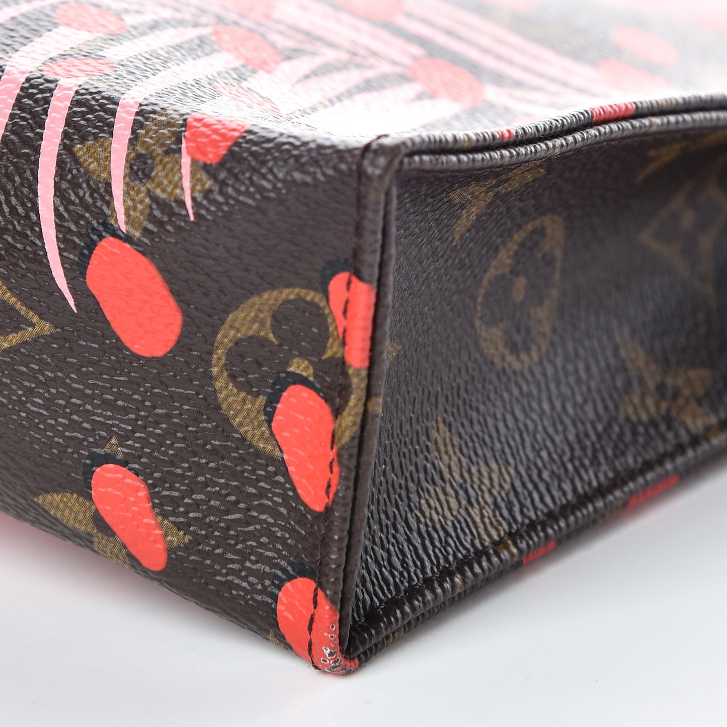 Monogram Jungle Dots Toiletry Pouch 26 Sugar Pink Poppy