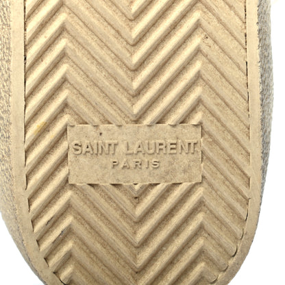 Saint Laurent Distressed Suede Womens Court Classic Sneakers 38 Desert 8 of 10