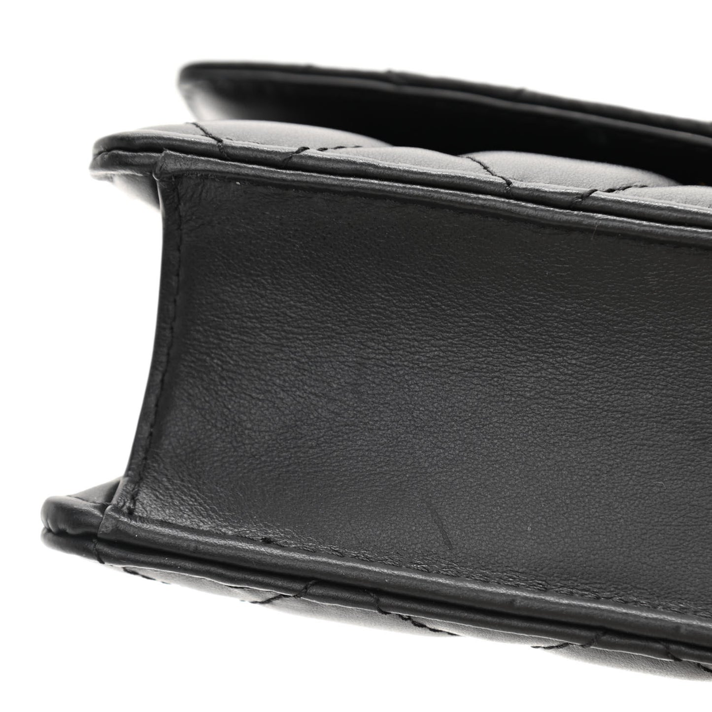 Smooth Calfskin Quilted Small Darley Shoulder Bag Black
