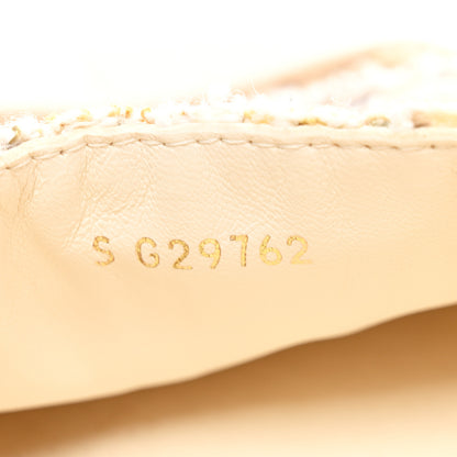 Chanel Tweed Lambskin CC Espadrilles 38 Beige 9 of 10