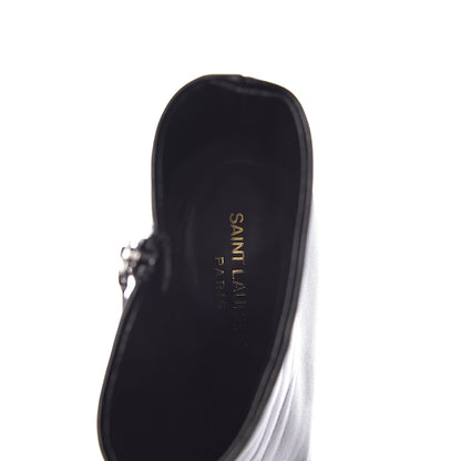 Saint Laurent Nappa Vendome Loulou Ankle Zip Boots 39.5 Black 7 of 7