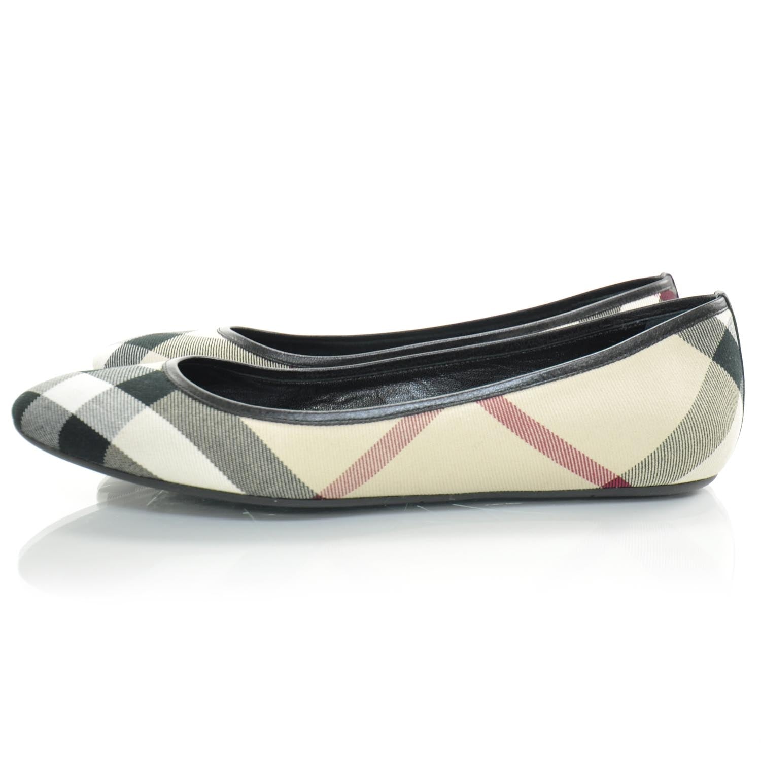 Burberry Nova Check Flats 39 2 of 9