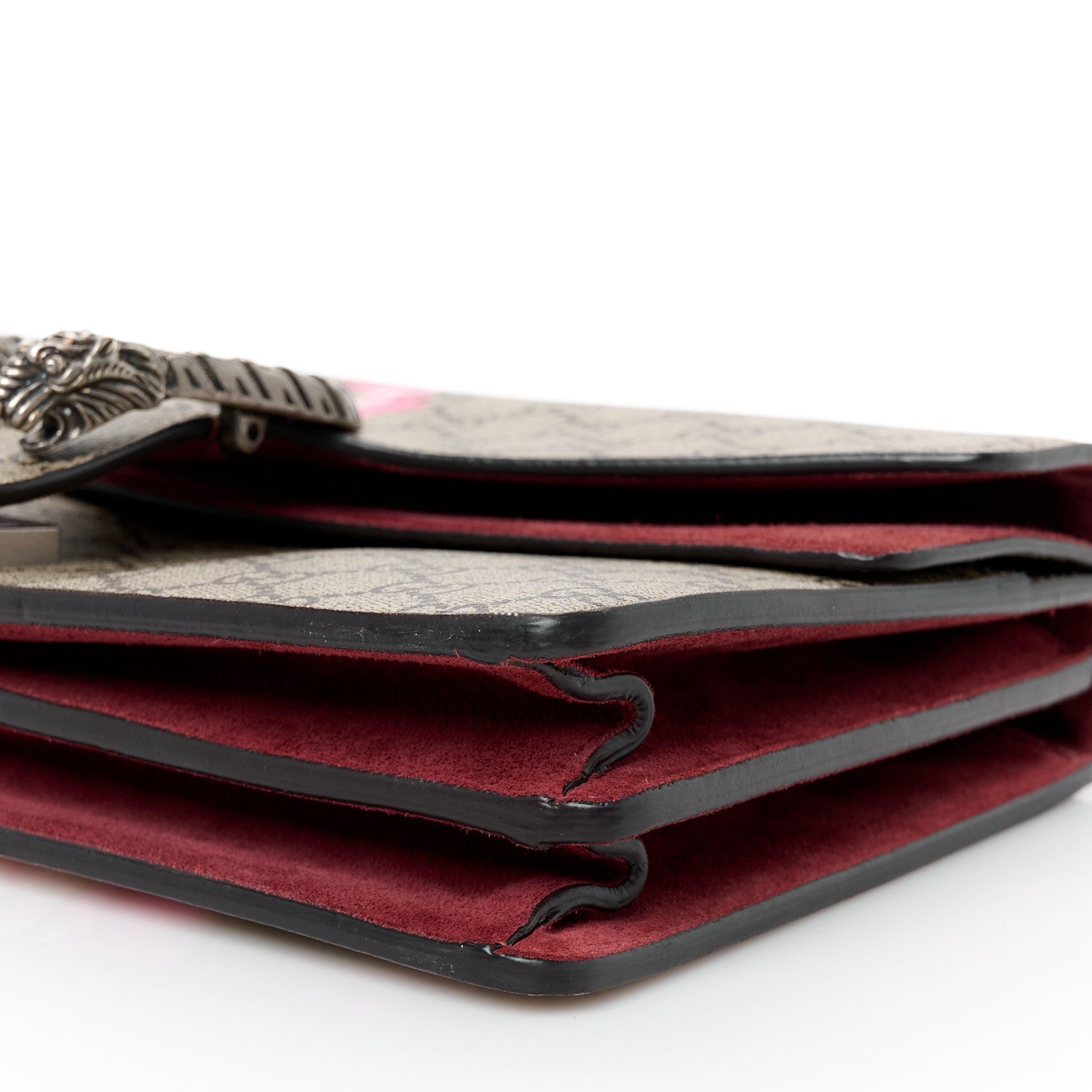 Gucci GG Supreme Monogram Blooms Small Dionysus Shoulder Bag Beige Multicolor Dry Rose 10 of 12