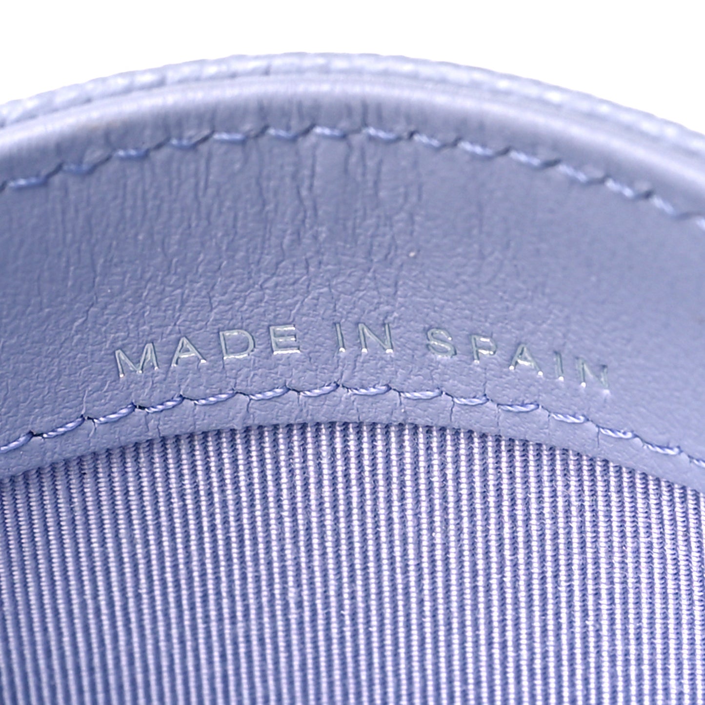 Caviar Quilted Card Holder Light Purple