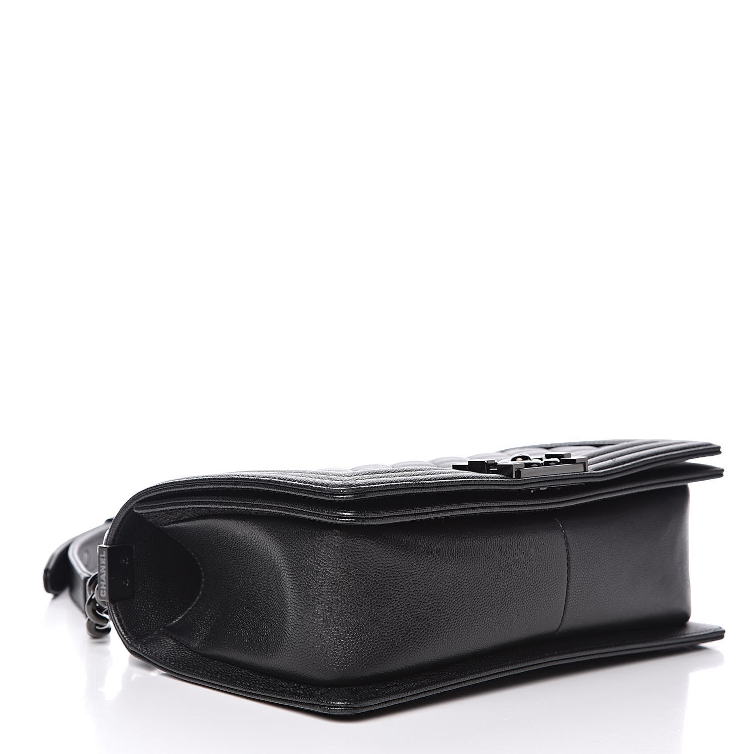 Chanel Caviar Quilted Medium Boy Flap So Black 4 of 11