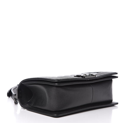 Chanel Caviar Quilted Medium Boy Flap So Black 4 of 11