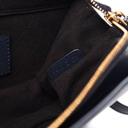 Givenchy Textured Calfskin Suede Cross 3 Crossbody Bag Navy 7 of 11