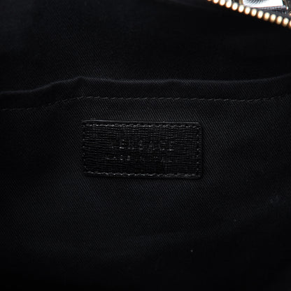 Versace Saffiano Calfskin Palazzo Duffle Bag Black 8 of 10
