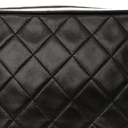 Chanel Lambskin Quilted CC Tassel Camera Case Black 11 of 15