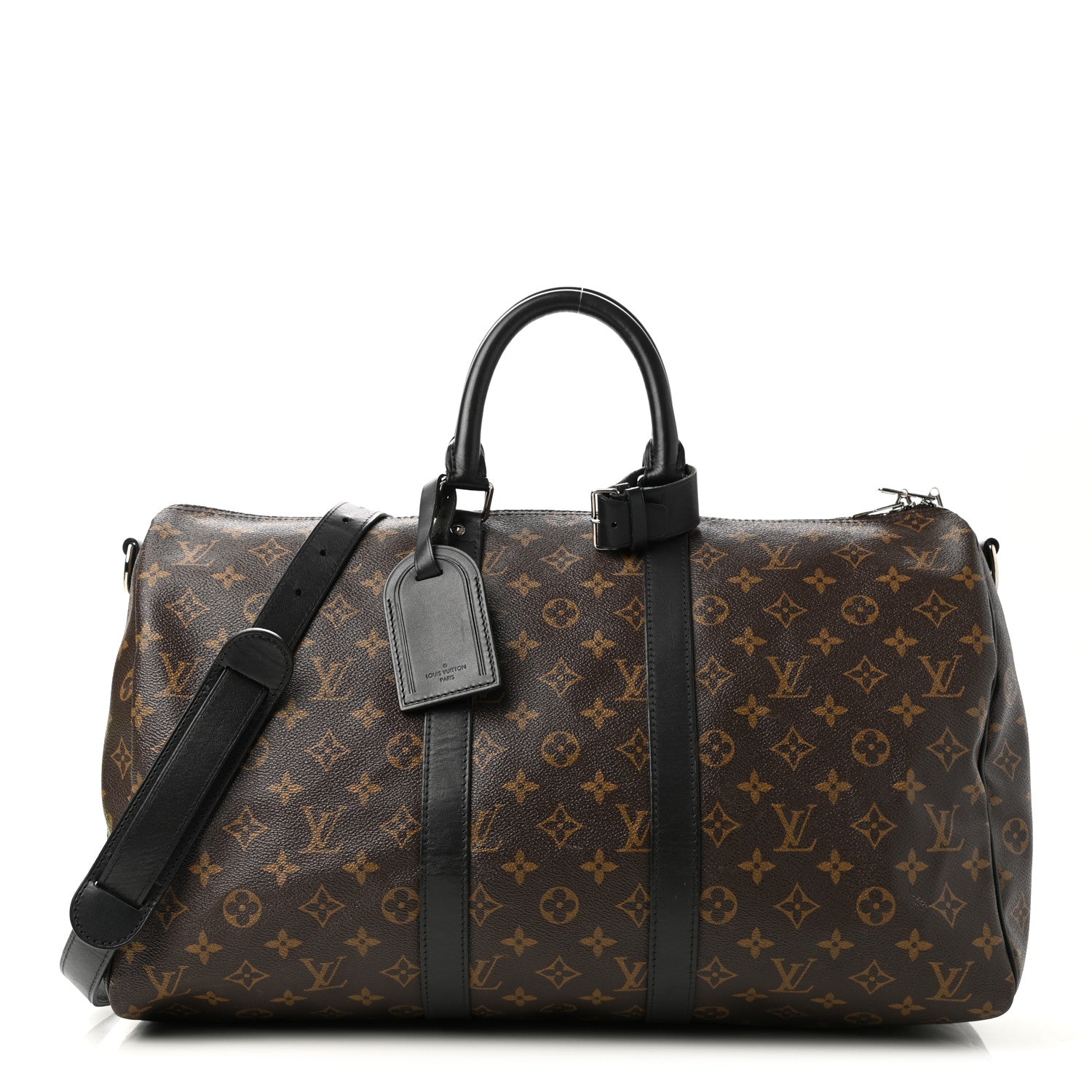 Louis Vuitton Monogram Macassar Keepall Bandouliere 45 1 of 11