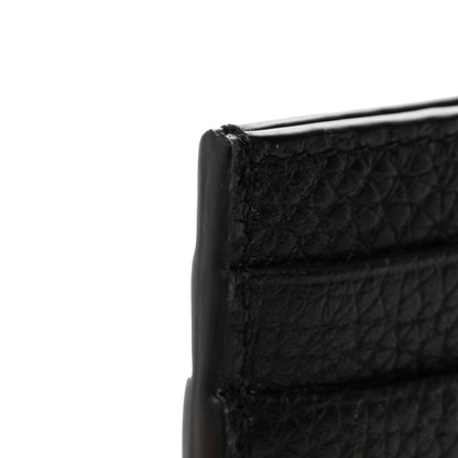 Valentino Garavani Pebbled Calfskin Rockstud Card Holder Black 7 of 8