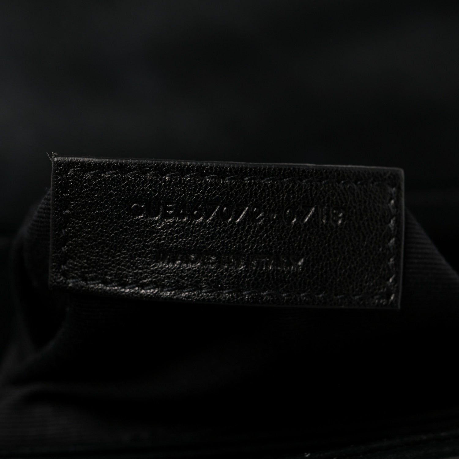 Saint Laurent Calfskin Y Quilted Monogram Toy Loulou Crossbody Bag Black 7 of 10