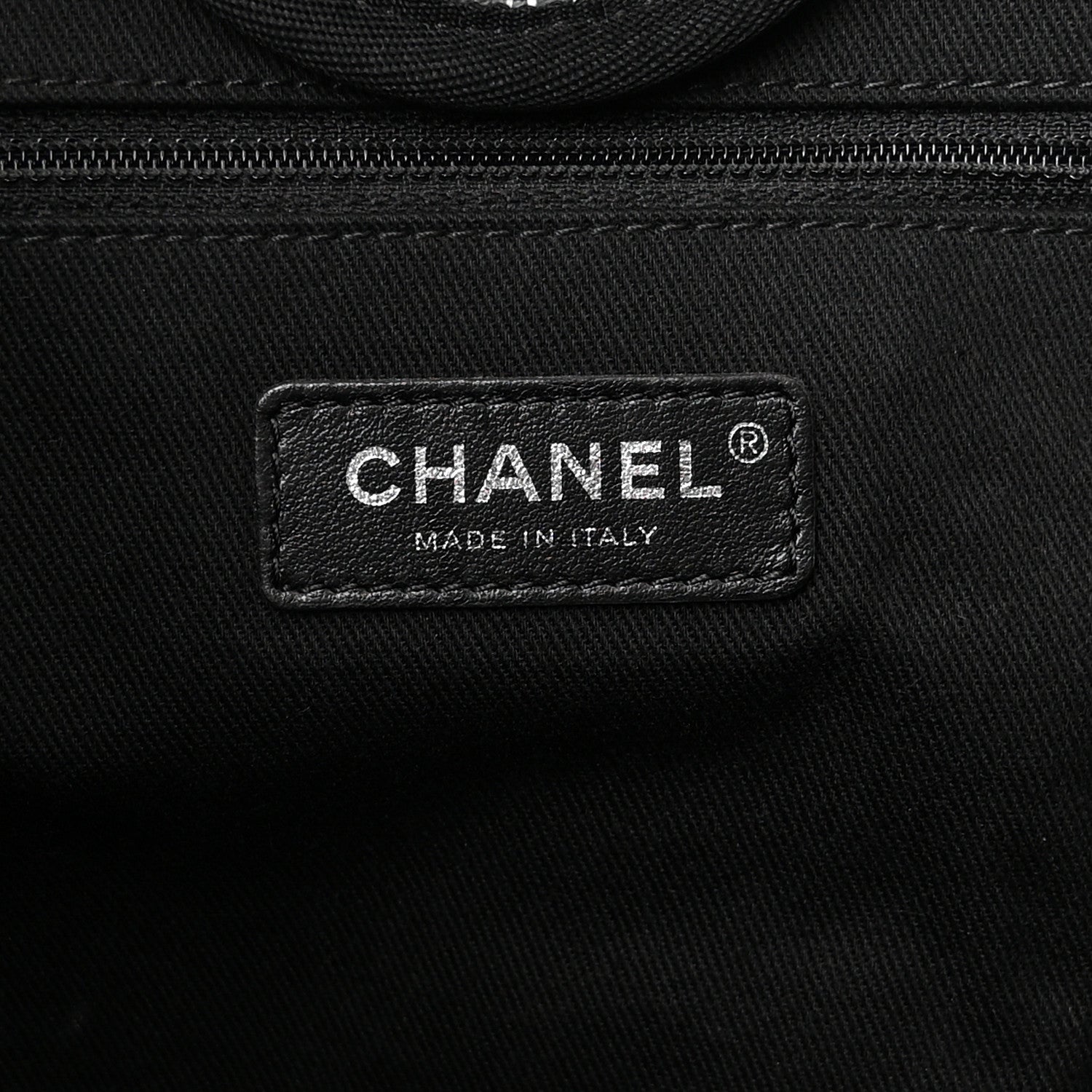 Chanel Canvas Medium Deauville Tote Charcoal 6 of 10