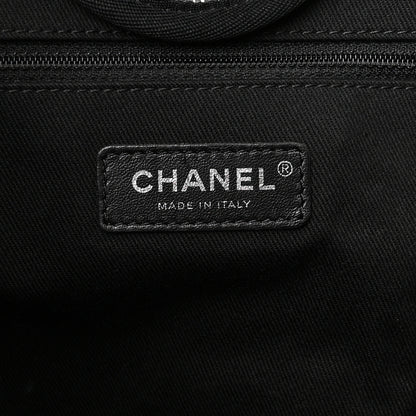 Chanel Canvas Medium Deauville Tote Charcoal 6 of 10