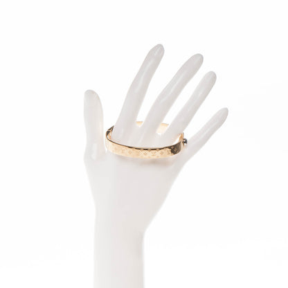 Louis Vuitton Brass Monogram Nanogram Cuff M Gold 2 of 5