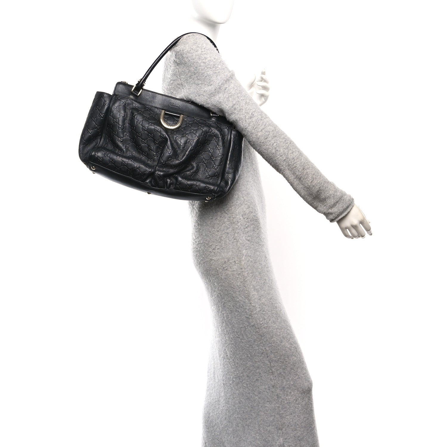 Gucci Guccissima D Gold Tote Black 2 of 10