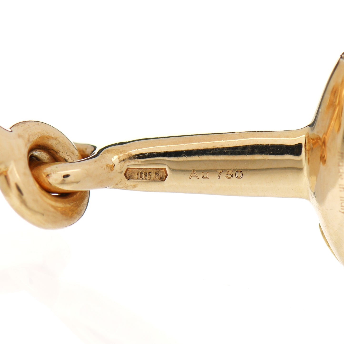 18K Yellow Gold Horsebit Bracelet