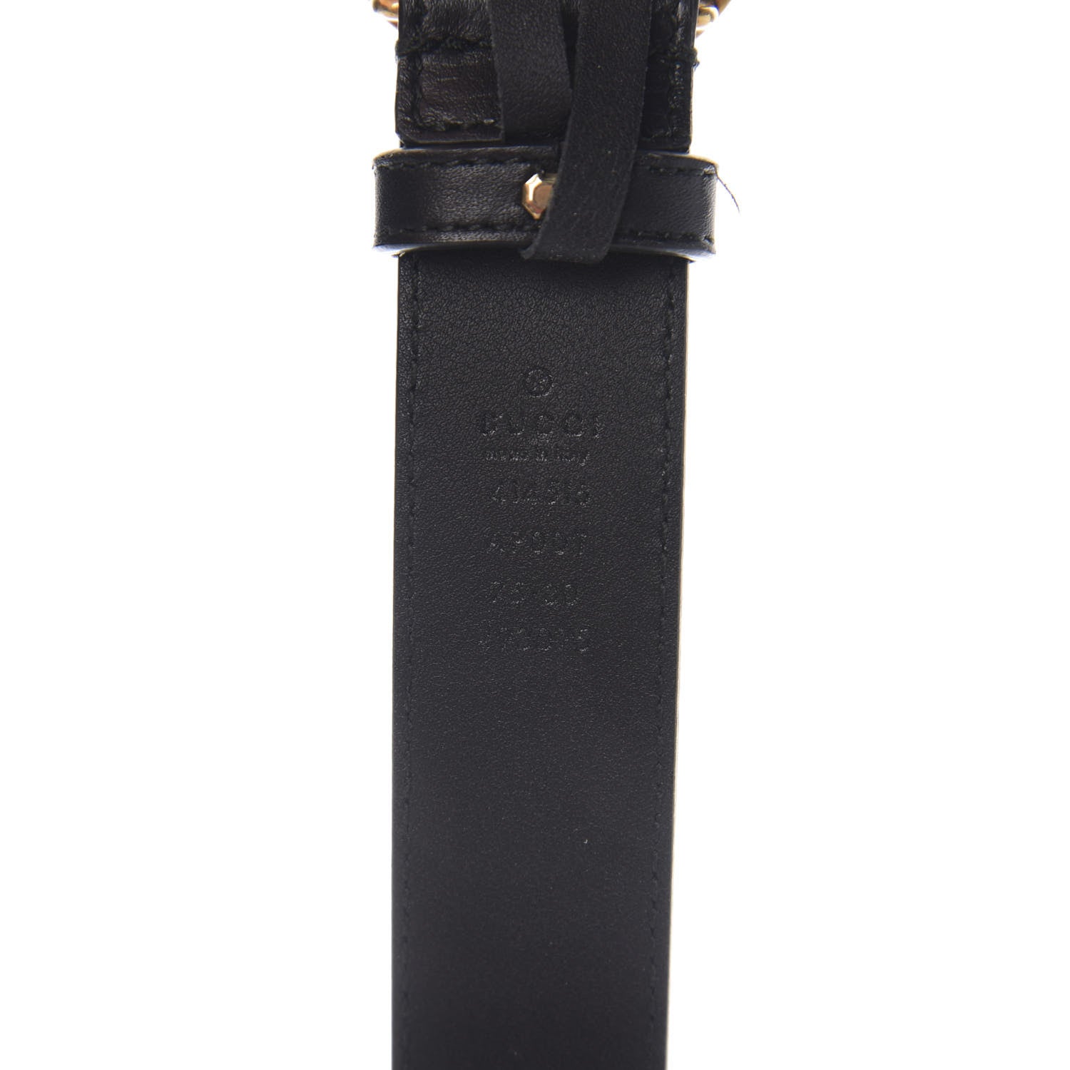 Gucci Calfskin Double G 30mm Belt 75 30 Black 3 of 6