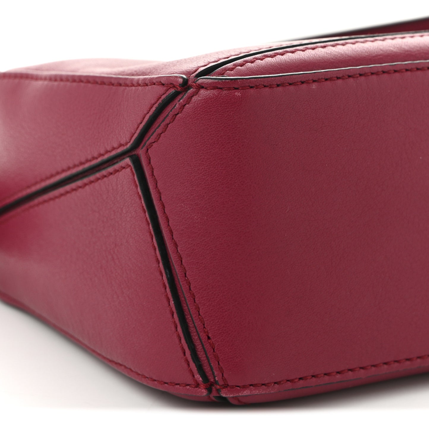 Calfskin Mini Puzzle Bag Raspberry