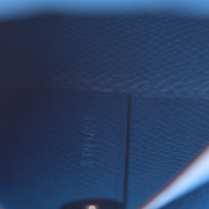 Hermes Epsom Bastia Coin Purse Bleu Izmir 7 of 8