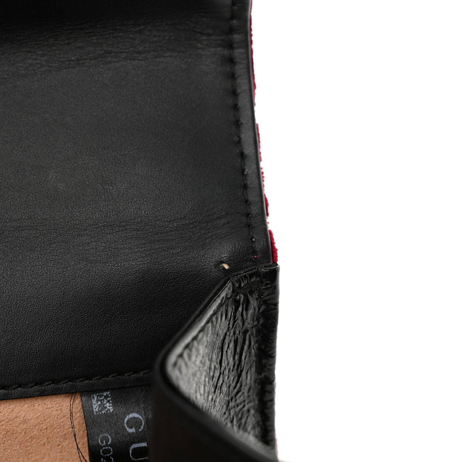 Gucci Velvet Skipper Crystal GG Monogram Small Dionysus Shoulder Bag Red Cipria Black Black Diamond 12 of 13