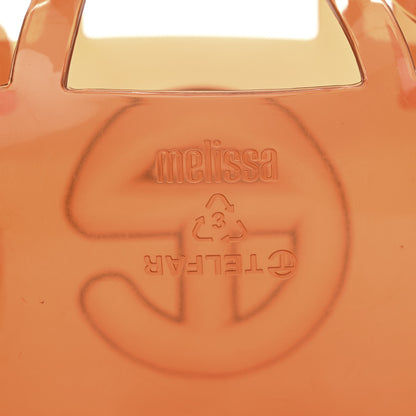 Telfar x MELISSA Jelly Small Shopping Bag Clear Brown 6 of 9