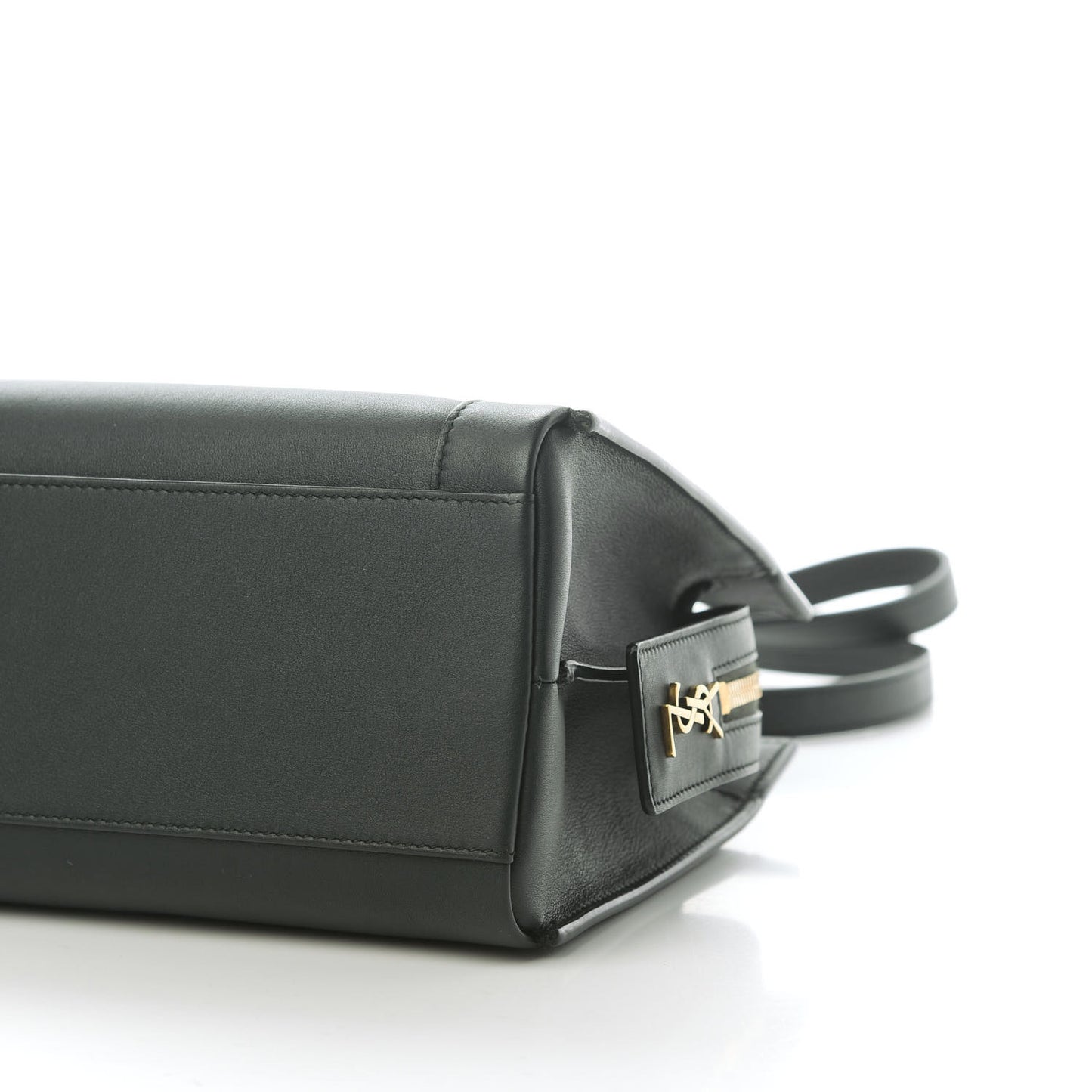 Smooth Calfskin Small East Side Tote Dark Green