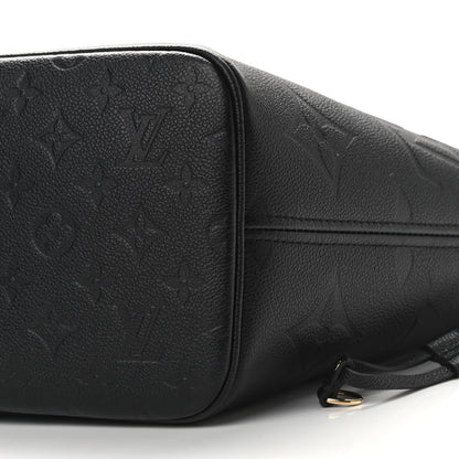 Louis Vuitton Empreinte Monogram Giant Neverfull MM Black 9 of 9