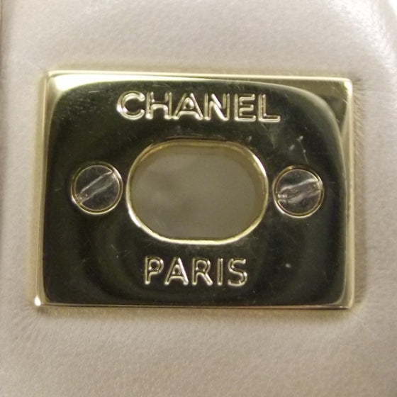 Lambskin Valentine Charms Medium Flap Beige