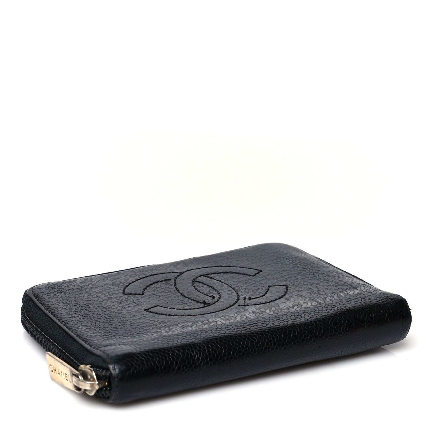 Chanel Caviar Timeless CC Zip Around Organizer Wallet 4 of 12