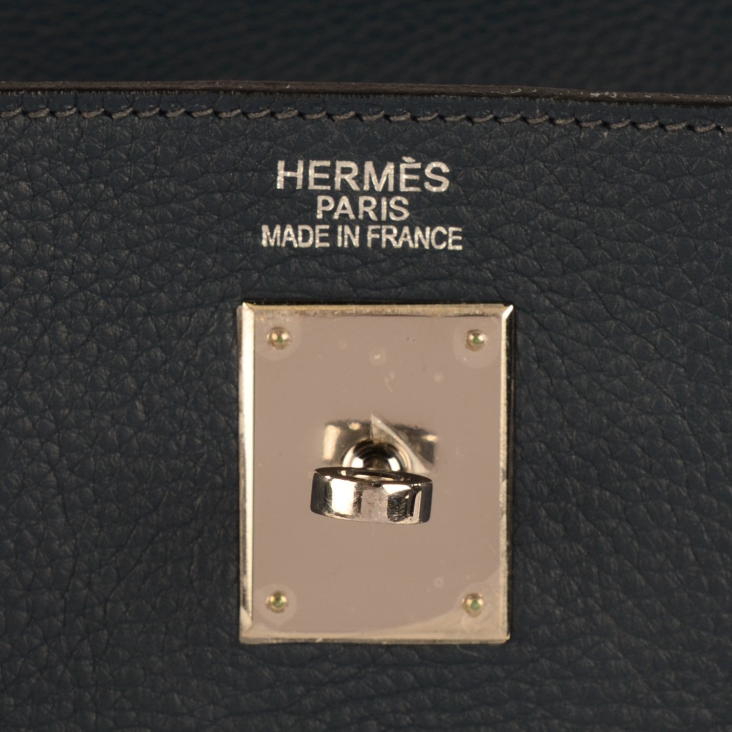 Hermes Taurillon Clemence Kelly Retourne 35 Bleu De Prusse 9 of 23