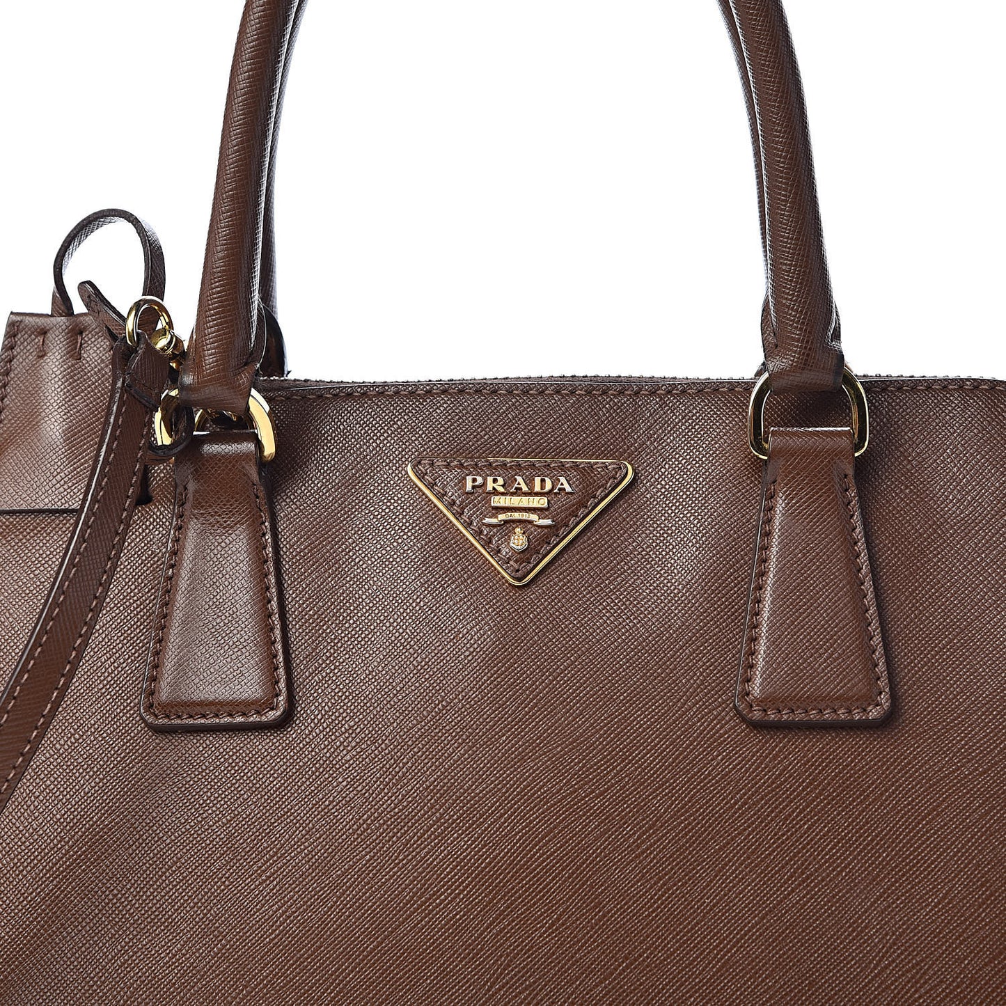 Saffiano Lux Medium Promenade Tote Palissandro
