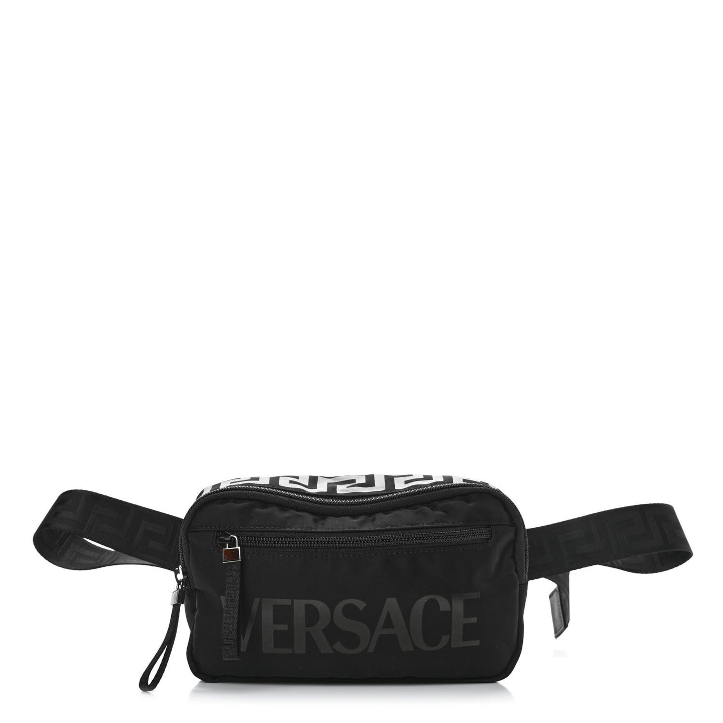 Nylon Logo Belt Bag Black