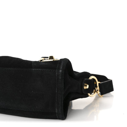Balenciaga Baby Daim Suede Gold Metallic Edge Hardware Mini City Black 9 of 9