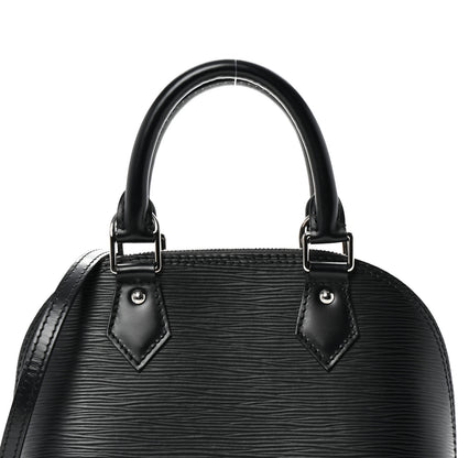 Louis Vuitton Epi Alma BB Black 7 of 9