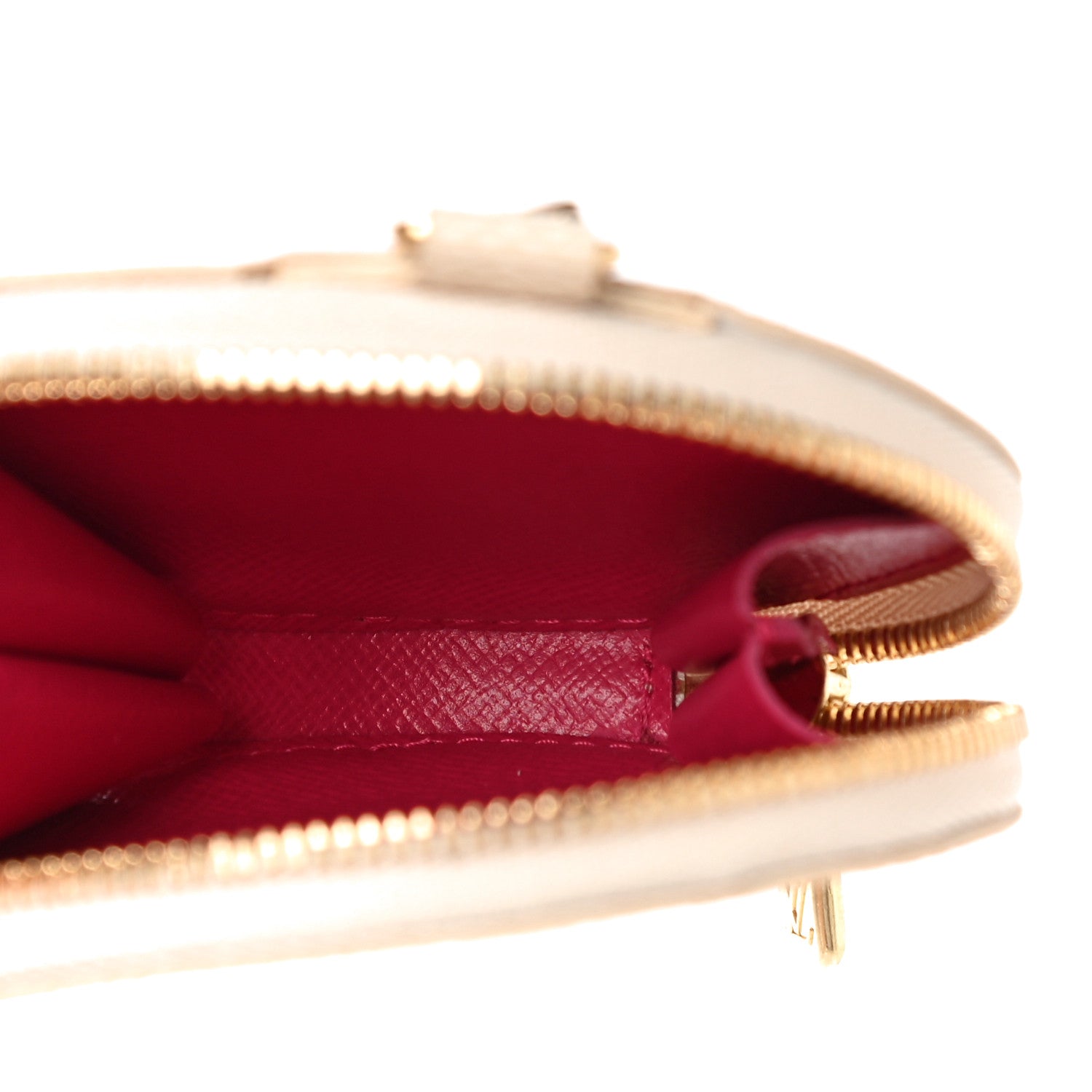 Louis Vuitton Damier Azur 2021 Christmas Animation Hollywood Bag Charm Fuchsia 4 of 6