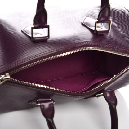 Louis Vuitton Epi Speedy 25 Cassis 5 of 10