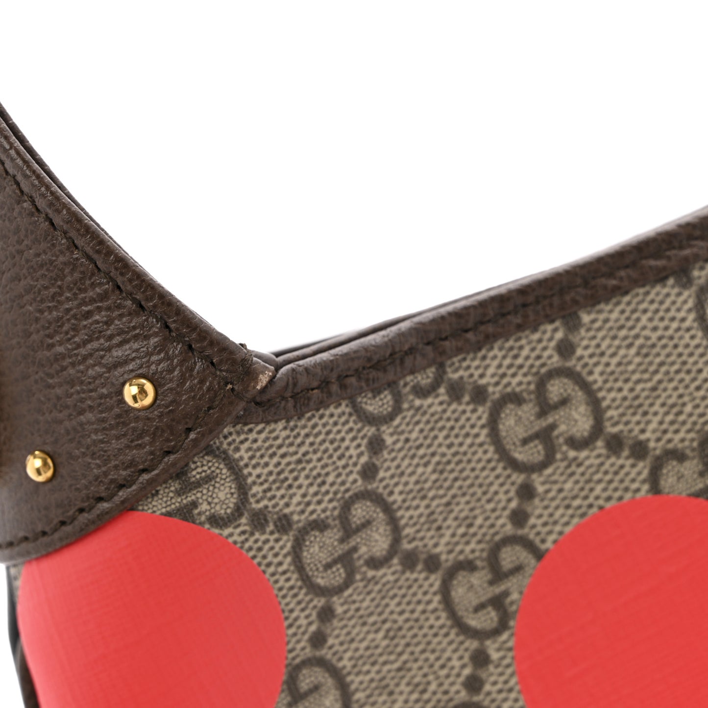 GG Supreme Monogram Geometric Textured Dollar Calfskin Web Small Jackie 1961 Hobo