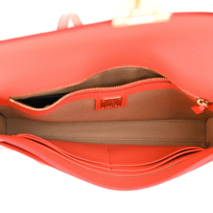 MCM Calfskin Medium Millie Crossbody Bag Hot Coral 5 of 10