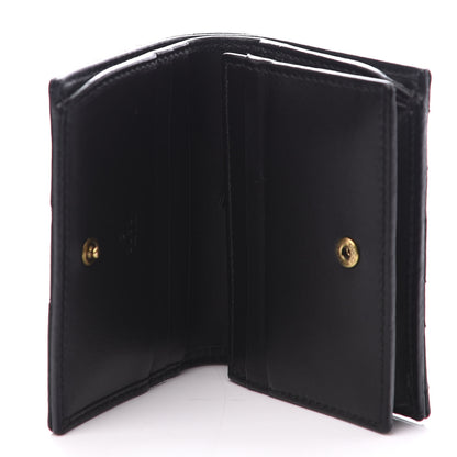 Gucci Calfskin Matelasse GG Marmont Card Case Wallet Black 4 of 8