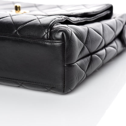 Chanel Lambskin Quilted Shoulder Bag Black 6 of 11