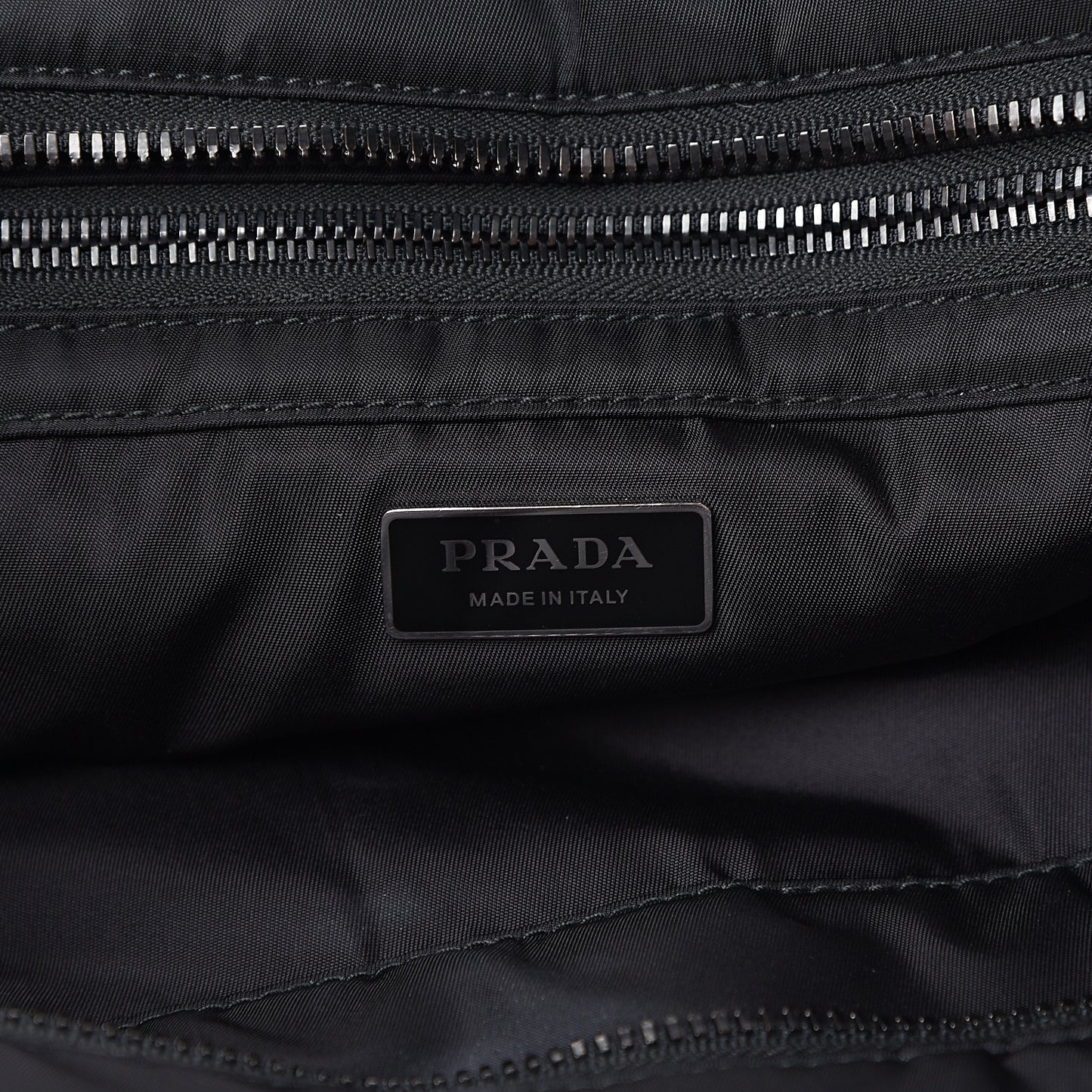 Tessuto Nylon Soft Calfskin Tote Black