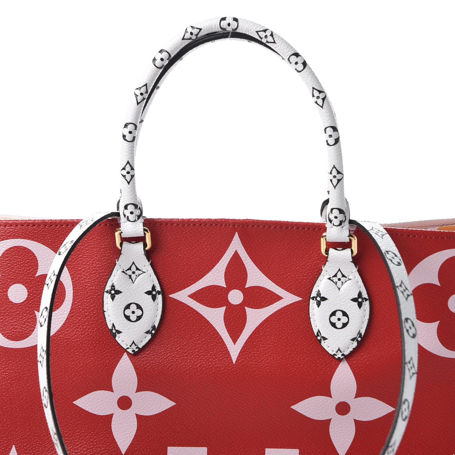 Louis Vuitton Monogram Giant Onthego GM Rouge Rose 10 of 10