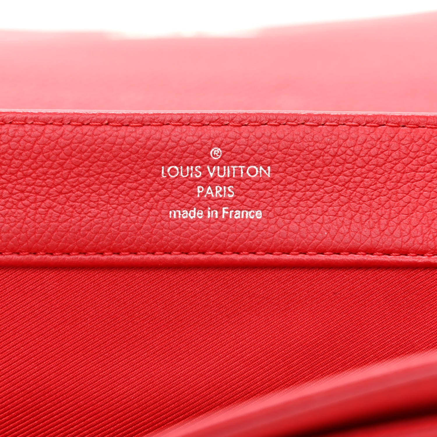 Louis Vuitton Calfskin Lockme II Chain Bag BB Rubis 6 of 8