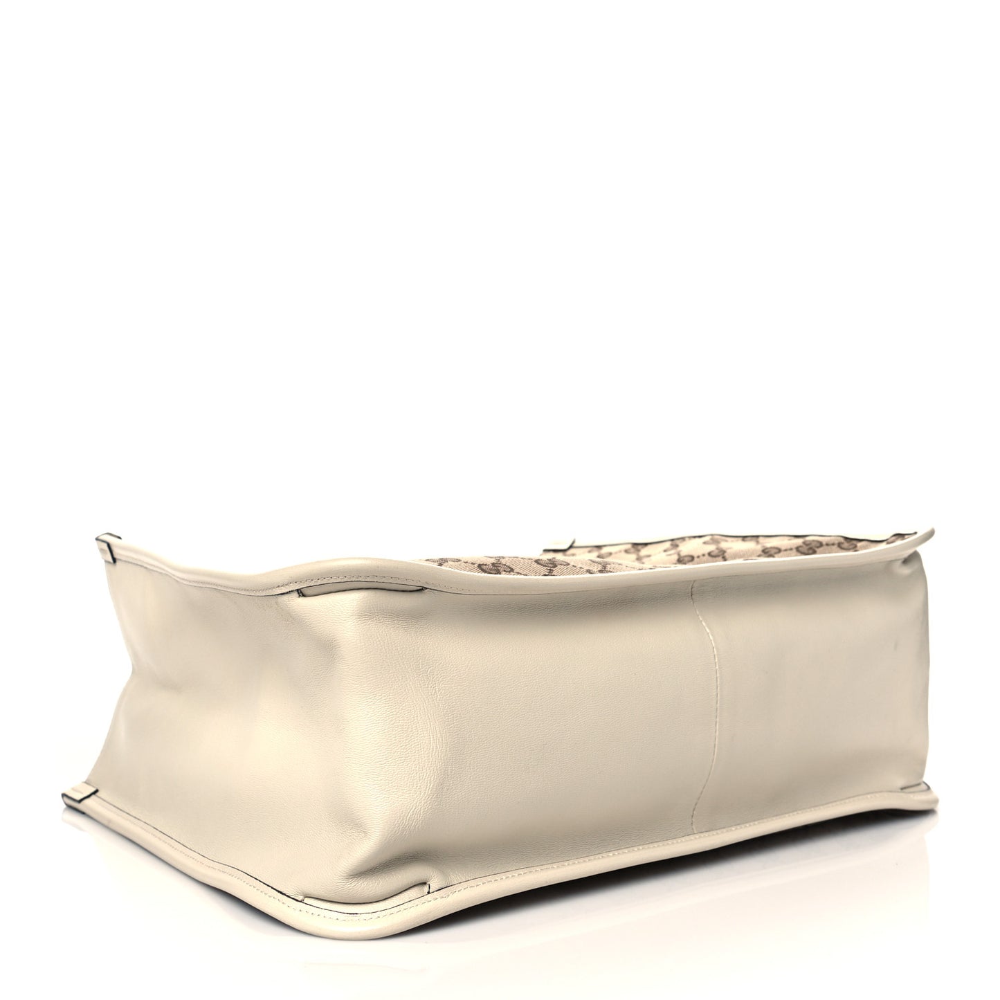 Monogram New Sakai Calfskin Lux Horsebit 1955 Tote Beige Ebony Mystic White