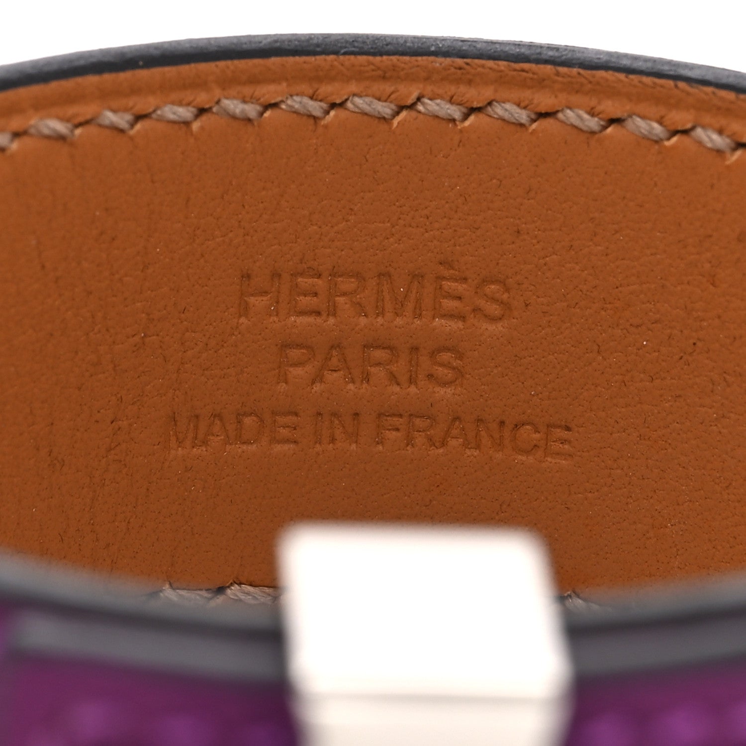 Hermes Evercolor Collier de Chien CDC Bracelet T2 Anemone 4 of 5