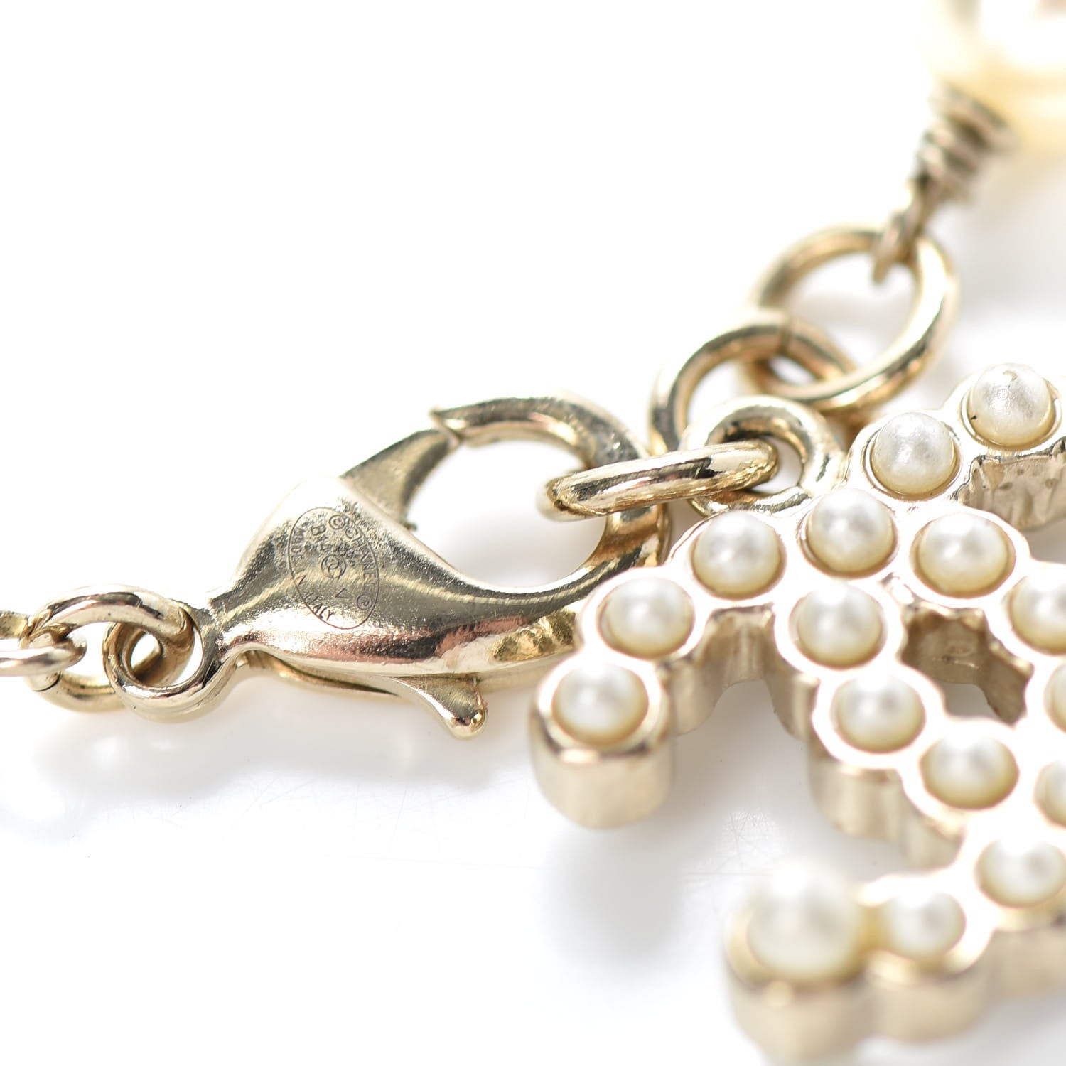 Chanel Pearl CC Bracelet Gold 5 of 5