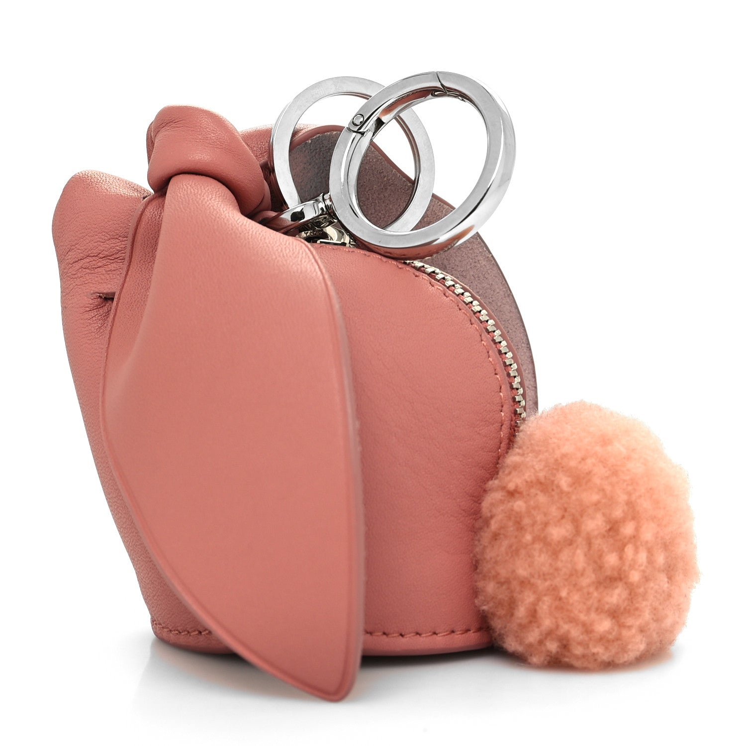 Loewe Calfskin Bunny Charm Peach Bloom 3 of 6