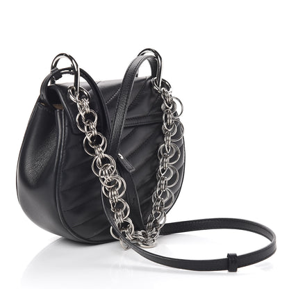 Chloe Calfskin Quilted Mini Drew Bijou Shoulder Bag Black 3 of 8
