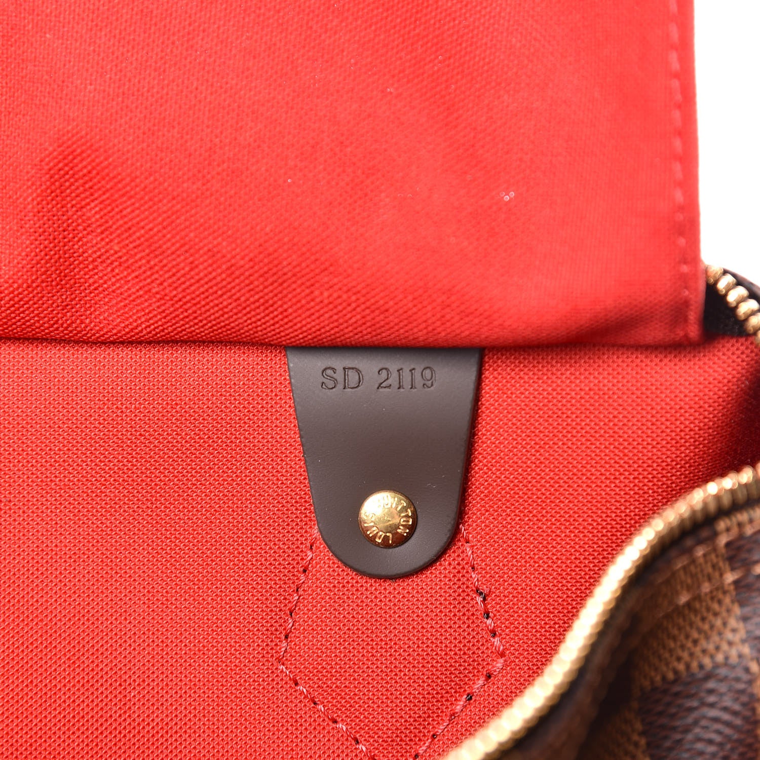 Louis Vuitton Damier Ebene Speedy Bandouliere 30 10 of 11
